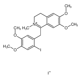74411-75-9 structure, C21H25I2NO4