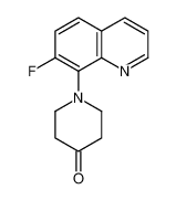 1-(7-fluoroquinolin-8-yl)piperidin-4-one 917251-83-3