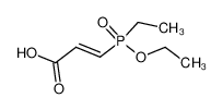 Ethyl-(2-carboxy-vinyl)-phosphinsaeure-ethylester 25263-21-2