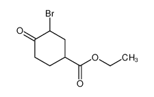 ethyl 3-bromo-4-oxocyclohexane-1-carboxylate 39086-05-0