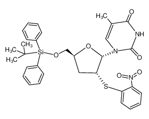 129778-54-7 1-((2S,3R,5S)-5-(((tert-butyldiphenylsilyl)oxy)methyl)-3-((2-nitrophenyl)thio)tetrahydrofuran-2-yl)-5-methylpyrimidine-2,4(1H,3H)-dione