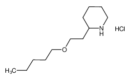 2-[2-(Pentyloxy)ethyl]piperidine hydrochloride 1220028-75-0