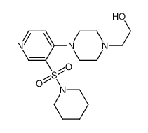 2-[4-(3-piperidin-1-ylsulfonylpyridin-4-yl)piperazin-1-yl]ethanol 57725-35-6