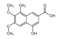 4-Hydroxy-6,7-dimethoxy-8-methyl-2-naphthoic acid 1160440-51-6