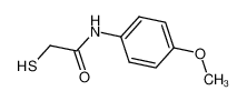 N-(4-methoxyphenyl)-2-sulfanylacetamide 34282-29-6