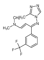 117979-44-9 spectrum, (E)-N-((E)-3-(dimethylamino)-1-(3-(trifluoromethyl)phenyl)allylidene)-3-methyl-4H-1,2,4-triazol-4-amine