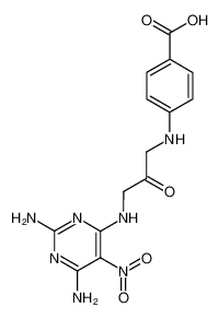 77773-82-1 4-((3-((2,6-diamino-5-nitropyrimidin-4-yl)amino)-2-oxopropyl)amino)benzoic acid