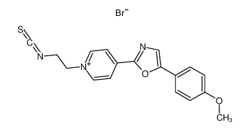 1-(2-Isothiocyanatoethyl)-4-[5-(4-methoxyphenyl)-2-oxazolyl]pyridinium bromide