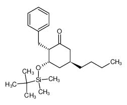 224967-26-4 (2S,3S,5S)-2-benzyl-3-(tert-butyldimethylsiloxy)-5-butylcyclohexanone