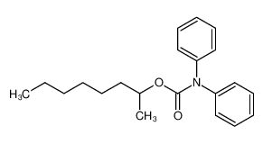 77287-44-6 octan-2-yl diphenylcarbamate