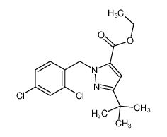 3-(叔丁基)-1-(2,4-二氯苄基)-1H-吡唑-5-羧酸乙酯