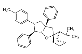 367262-86-0 spectrum, (1R,2R,3a'R,5S,6'S)-6,6-dimethyl-3a',6'-diphenyl-5'-(p-tolyl)tetrahydro-3'H-spiro[bicyclo[3.1.1]heptane-2,2'-imidazo[1,5-b]isoxazole]