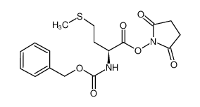 2,5-二氧代-1-吡咯烷基N-[(苄氧基)羰基]蛋氨酸酯