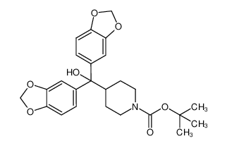 1446818-42-3 tert-butyl 4-(dibenzo[d][1,3]dioxol-5-yl(hydroxy)methyl)-piperidine-1-carboxylate