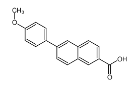 6-(4-甲氧基苯基)-2-萘甲酸