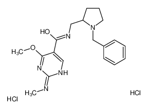 N-((1-苄基-2-吡咯烷基)甲基)-4-甲氧基-2-(甲基氨基)-5-嘧啶甲酰胺二盐酸盐