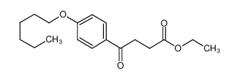 ethyl 4-(4-hexoxyphenyl)-4-oxobutanoate 898757-87-4