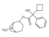 (8-methyl-8-azabicyclo[3.2.1]octan-4-yl) 2-cyclobutyl-2-hydroxy-2-phenylacetate