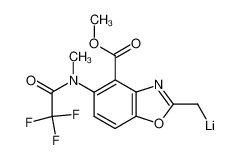 80630-99-5 methyl 5-(2,2,2-trifluoro-N-methylacetamido)-2-lithiomethyl-4-benzoxazolecarboxylate