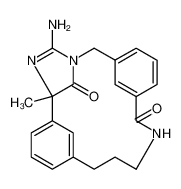 3,5,13-Triazatetracyclo[15.3.1.12,5.17,11]tricosa-1(21),3,7,9,11(22),17,19-heptaene-12,23-dione, 4-amino-2-methyl-