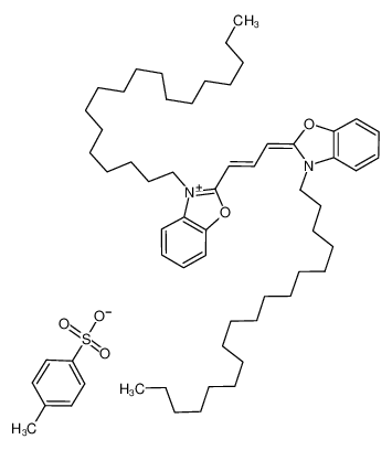 N,N'-DIOCTADECYLOXACARBOCYANINE P-TOLUENESULFONATE, 99 60711-74-2