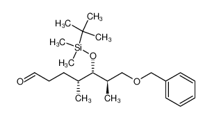 207572-44-9 spectrum, (4R,5S,6R)-7-Benzyloxy-5-(tert-butyl-dimethyl-silanyloxy)-4,6-dimethyl-heptanal