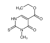 7506-89-0 ethyl 3-methyl-4-oxo-2-sulfanylidene-1H-pyrimidine-5-carboxylate