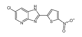 6-氯-2-(5-硝基噻吩-2-基)-1H-咪唑并[4,5-b]吡啶