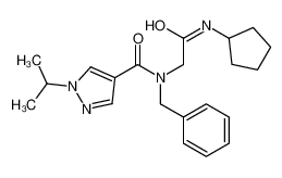 604754-68-9 structure, C21H28N4O2