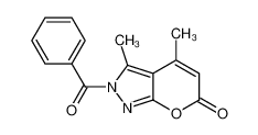 88550-15-6 2-benzoyl-3,4-dimethylpyrano[2,3-c]pyrazol-6-one