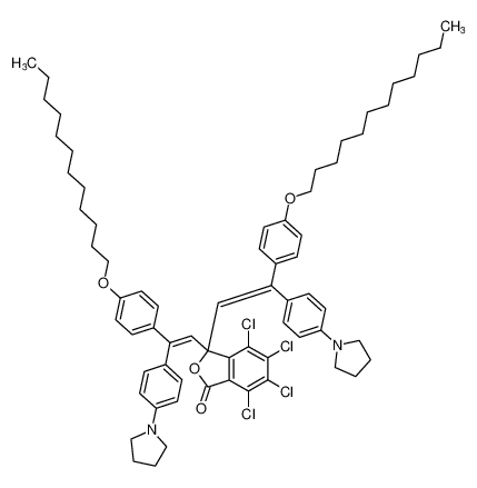 120481-88-1 structure, C68H84Cl4N2O4