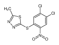 218156-17-3 structure, C9H5Cl2N3O2S2