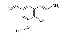 5438-52-8 spectrum, 4-hydroxy-3-methoxy-5-[(1E)-prop-1-en-1-yl]benzaldehyde