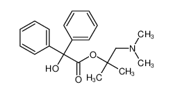 [2-(dimethylamino)-2-methylpropyl] 2-hydroxy-2,2-diphenylacetate 80387-96-8