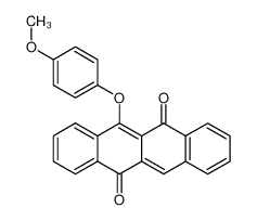 70867-15-1 spectrum, 6-(4-methoxyphenoxy)tetracene-5,11-dione