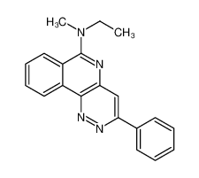 N-ethyl-N-methyl-3-phenylpyridazino[4,3-c]isoquinolin-6-amine 96825-83-1