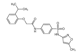 606923-53-9 structure, C21H23N3O5S