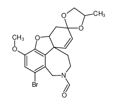 252869-10-6 spectrum, 4a,5,9,10,11,12-hexhydro-1-bromo-3-methoxy-11-formyl-6H-benzofuro[3a,3,2-ef][2]benzazepin-6-propylene ketal