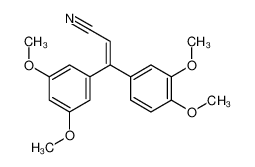 3-(3,4-dimethoxyphenyl)-3-(3,5-dimethoxyphenyl)prop-2-enenitrile 203394-55-2