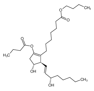 butyl 9-butyryloxy-11α,15S-dihydroxyprosta-8,13E-dien-1-oate 136892-64-3