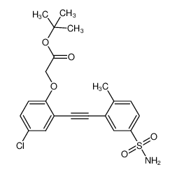 1240288-21-4 structure, C21H22ClNO5S