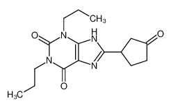 8-(3-氧代环戊基)-1,3-二丙基-7H-嘌呤-2,6-二酮