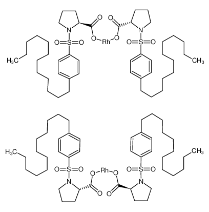 Tetrakis[(S)-(-)-N-(p-dodecylphenylsulfonyl)prolinato]dirhodium(II) Rh2(S-DOSP)4 179162-34-6