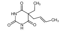 5-but-2-enyl-5-ethyl-1,3-diazinane-2,4,6-trione 1952-67-6