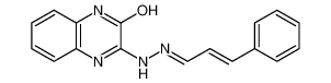 3-(2-(3-phenylallylidene)hydrazineyl)quinoxalin-2-ol 338419-76-4