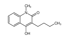 3-butyl-4-hydroxy-1-methylquinoline-2(1H)-one 100717-76-8