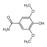 3,5-二甲氧基-4-羟基苯甲酰胺图片