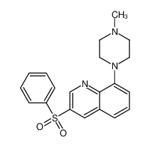 3-(benzenesulfonyl)-8-(4-methylpiperazin-1-yl)quinoline 607742-54-1