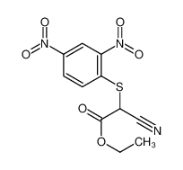 91611-42-6 ethyl 2-cyano-2-(2,4-dinitrophenyl)sulfanylacetate