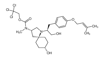 361520-02-7 structure, C27H39Cl3N2O5